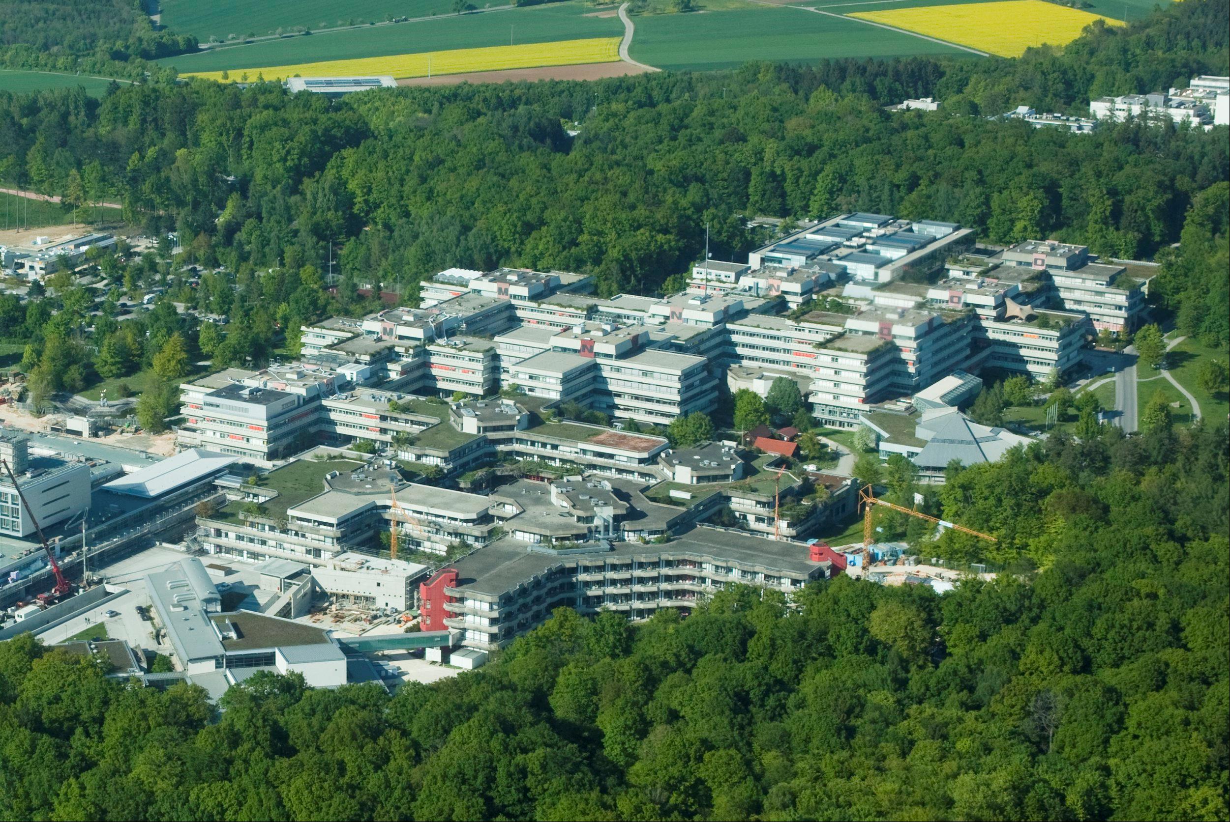 Luftaufnahme des Universitätsklinikums Ulm