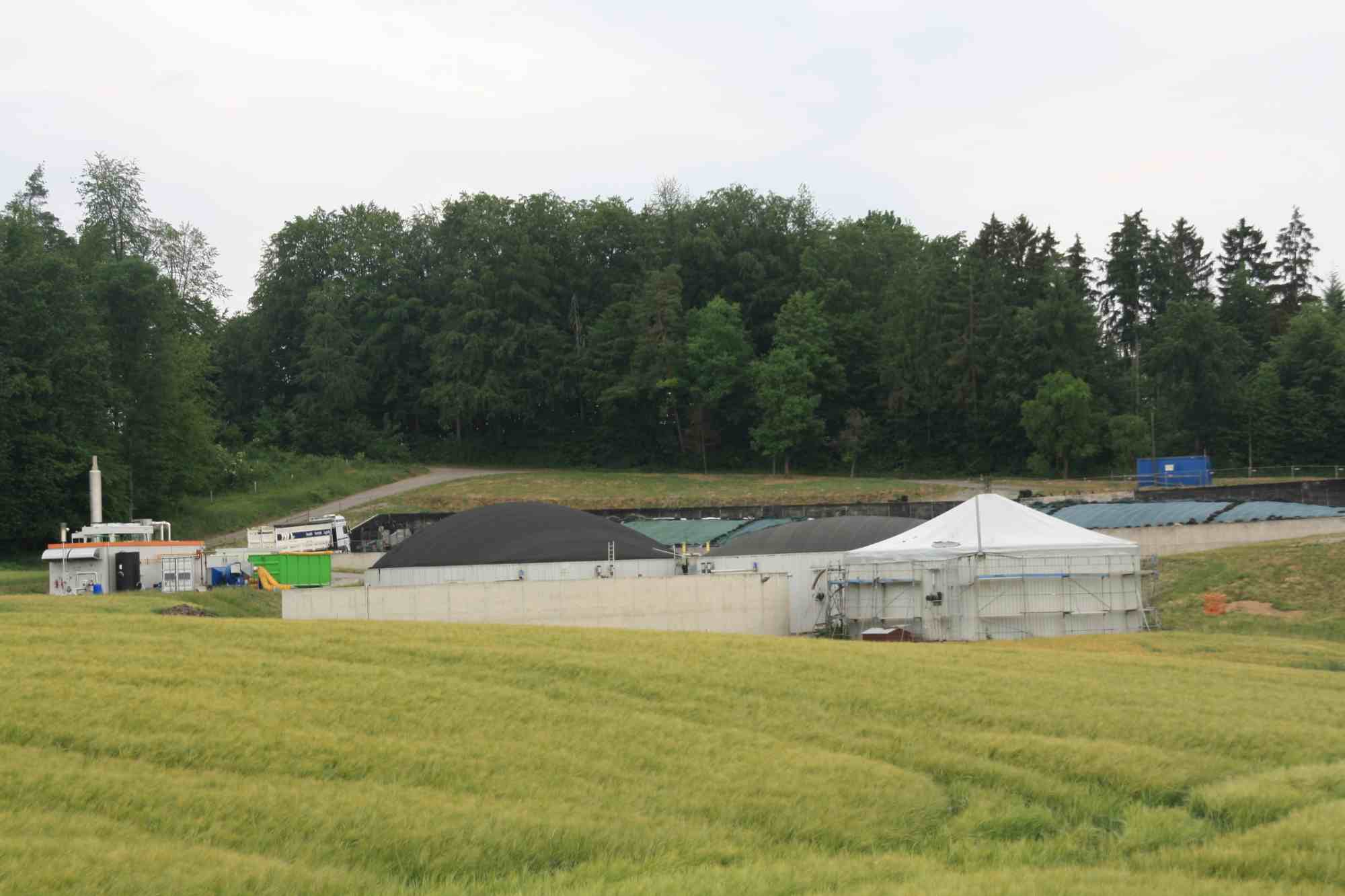 Biogasanlage im Bioenergiedorf Großeicholzheim