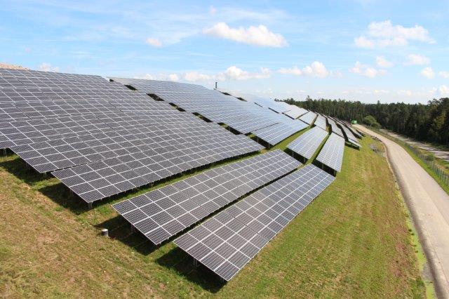 Photovoltaikmodule der Freiflächenanlage