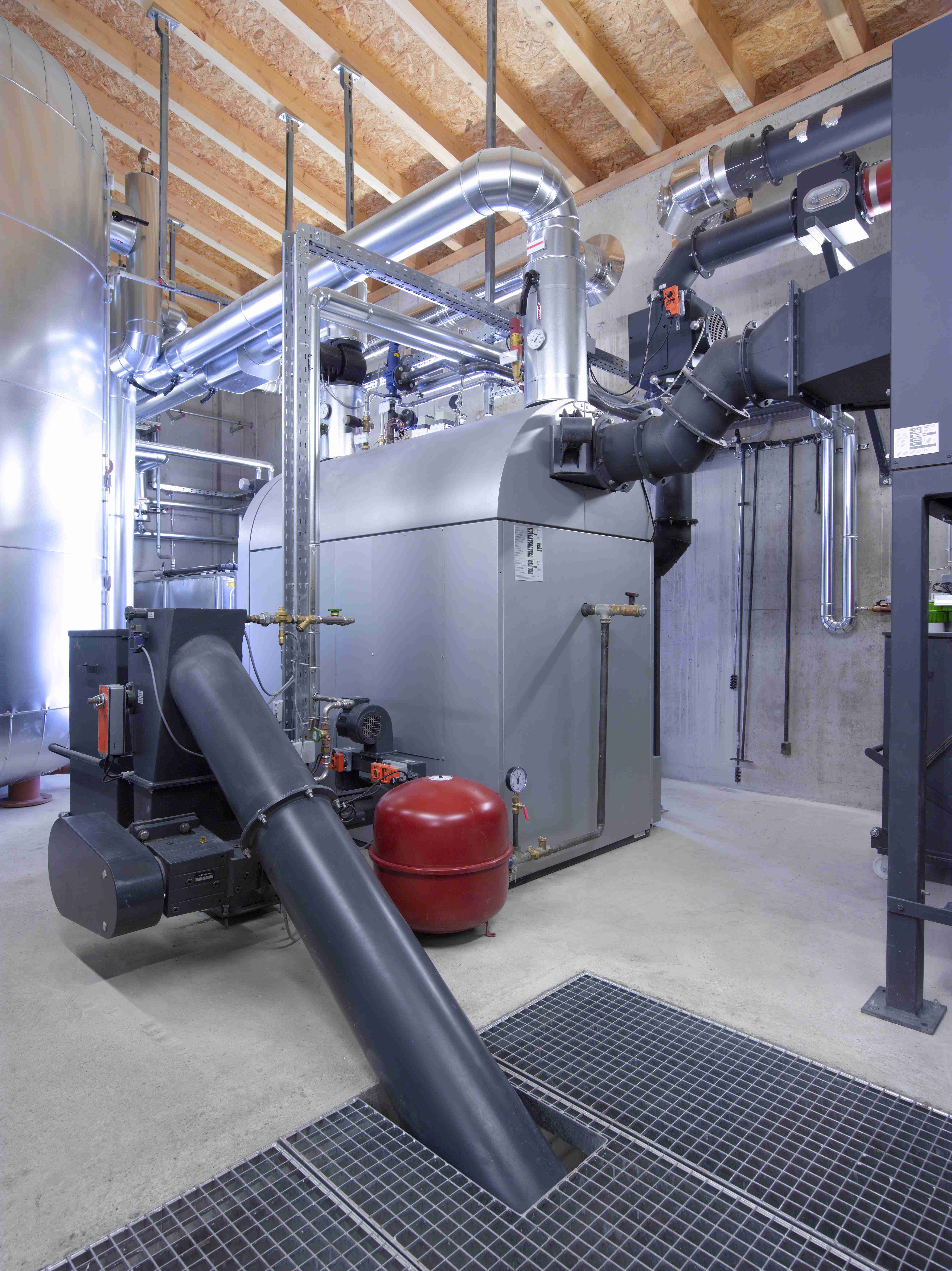 Innenansicht Heizzentrale