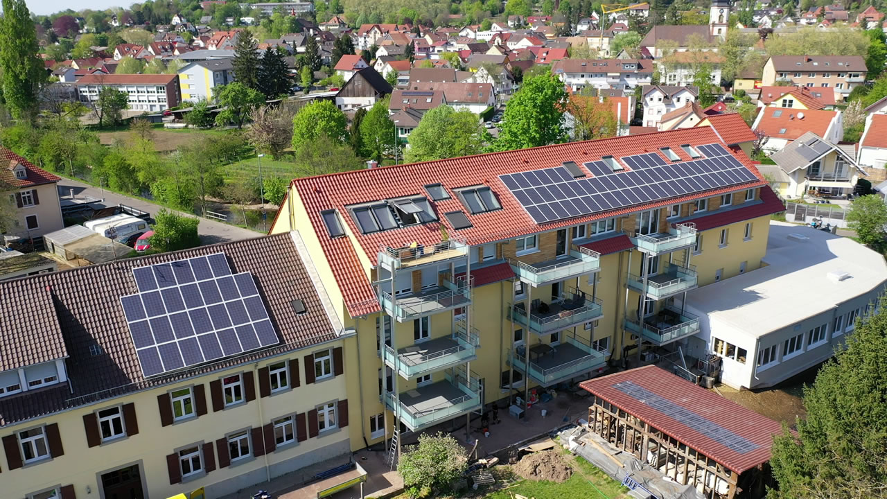 Gebäude nach der Sanierung