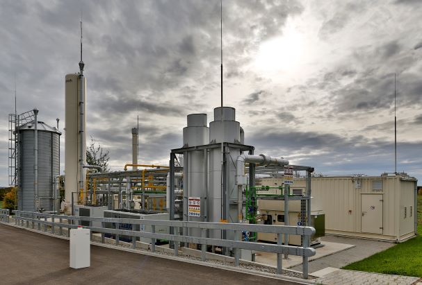 Anlagengelände im Gewerbepark