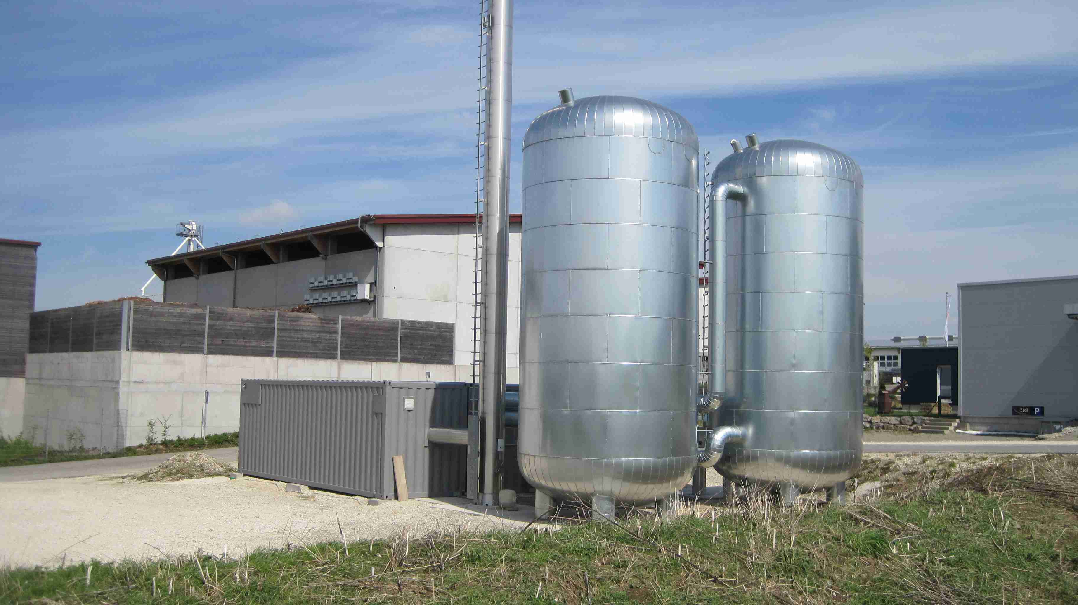 Heizzentrale Außenansicht