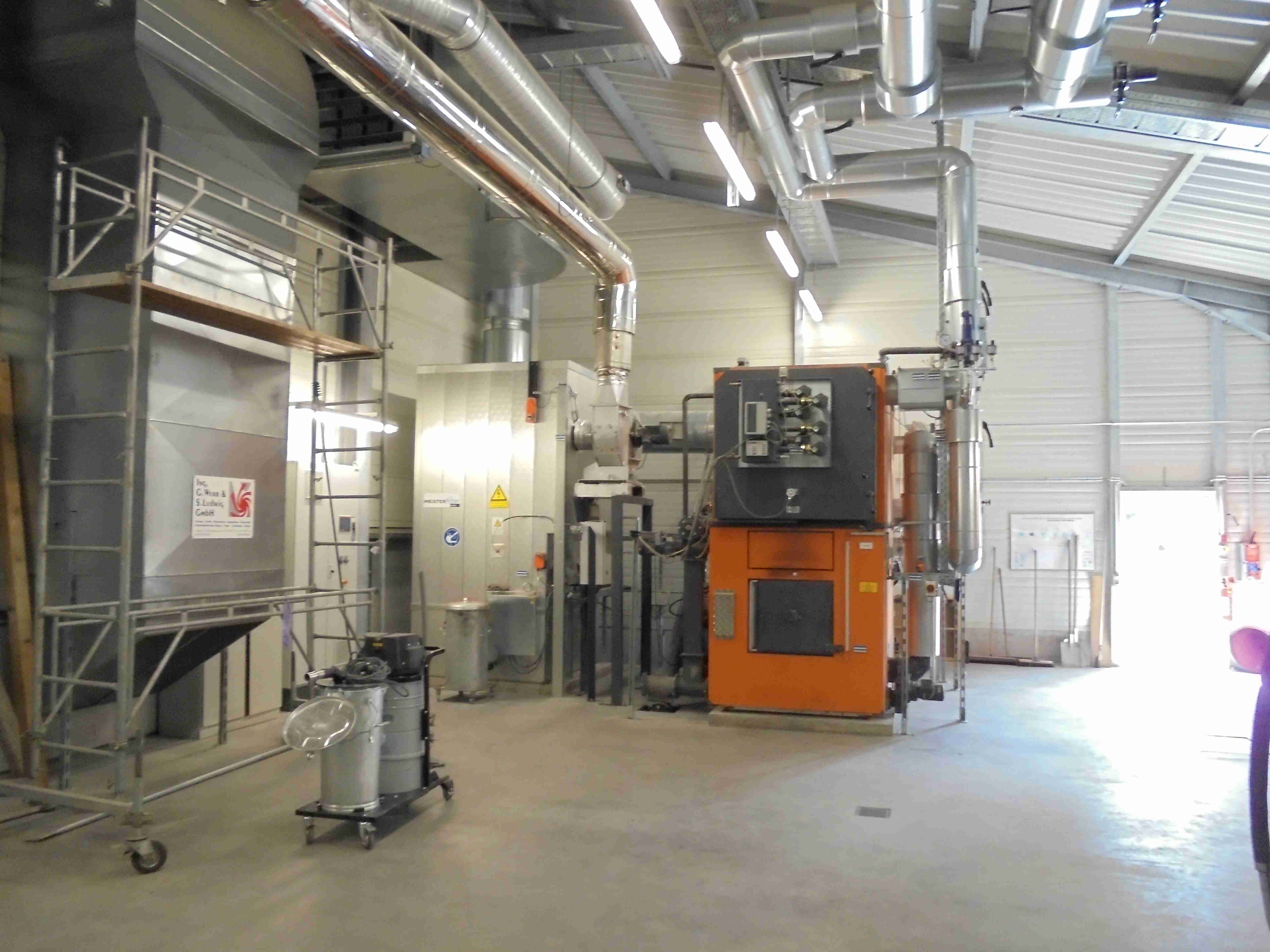 Innenansicht Heizzentrale