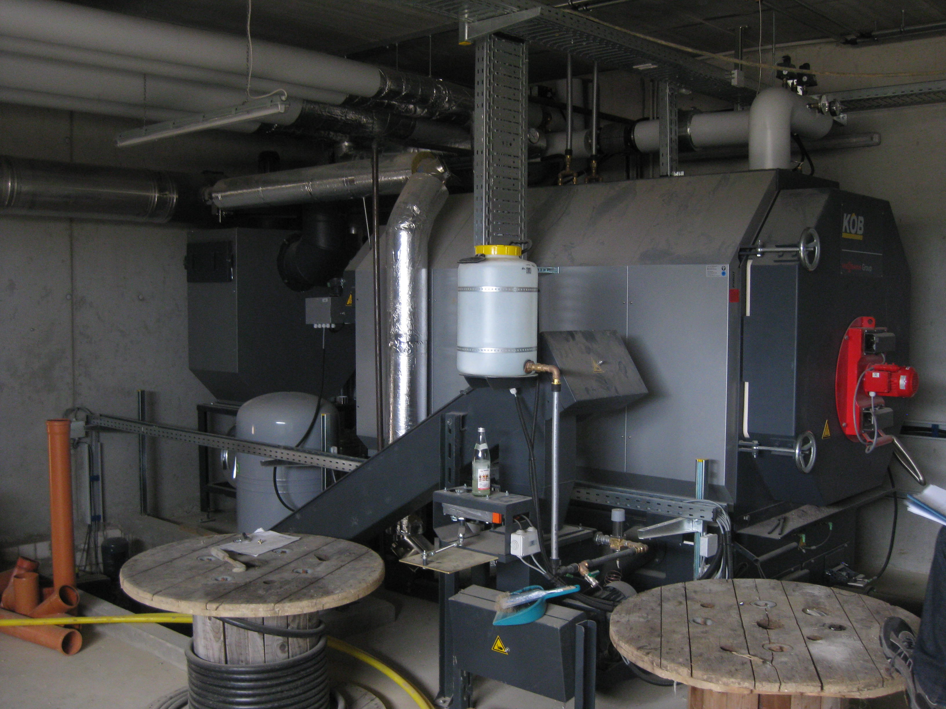 Holzhackschnitzel-Kessel