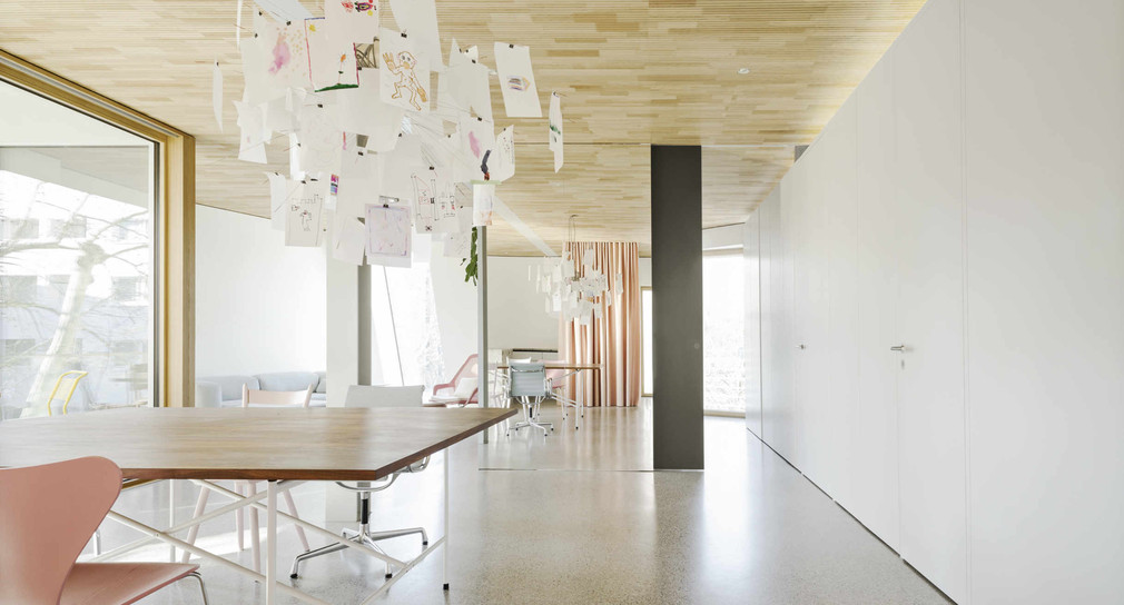 Innenraum des modernisierten Gebäudes