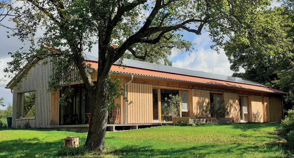 Neu gebautes Wohnhaus