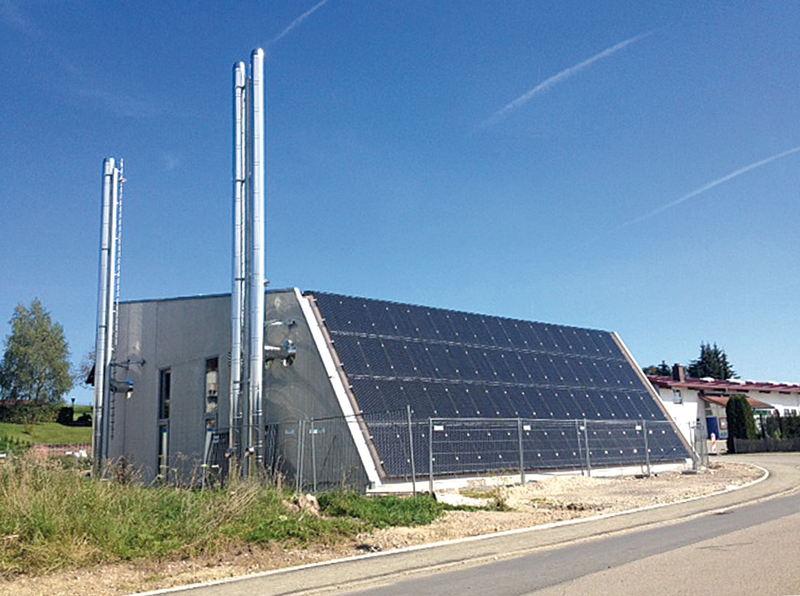 Gebäude der Heizzentrale