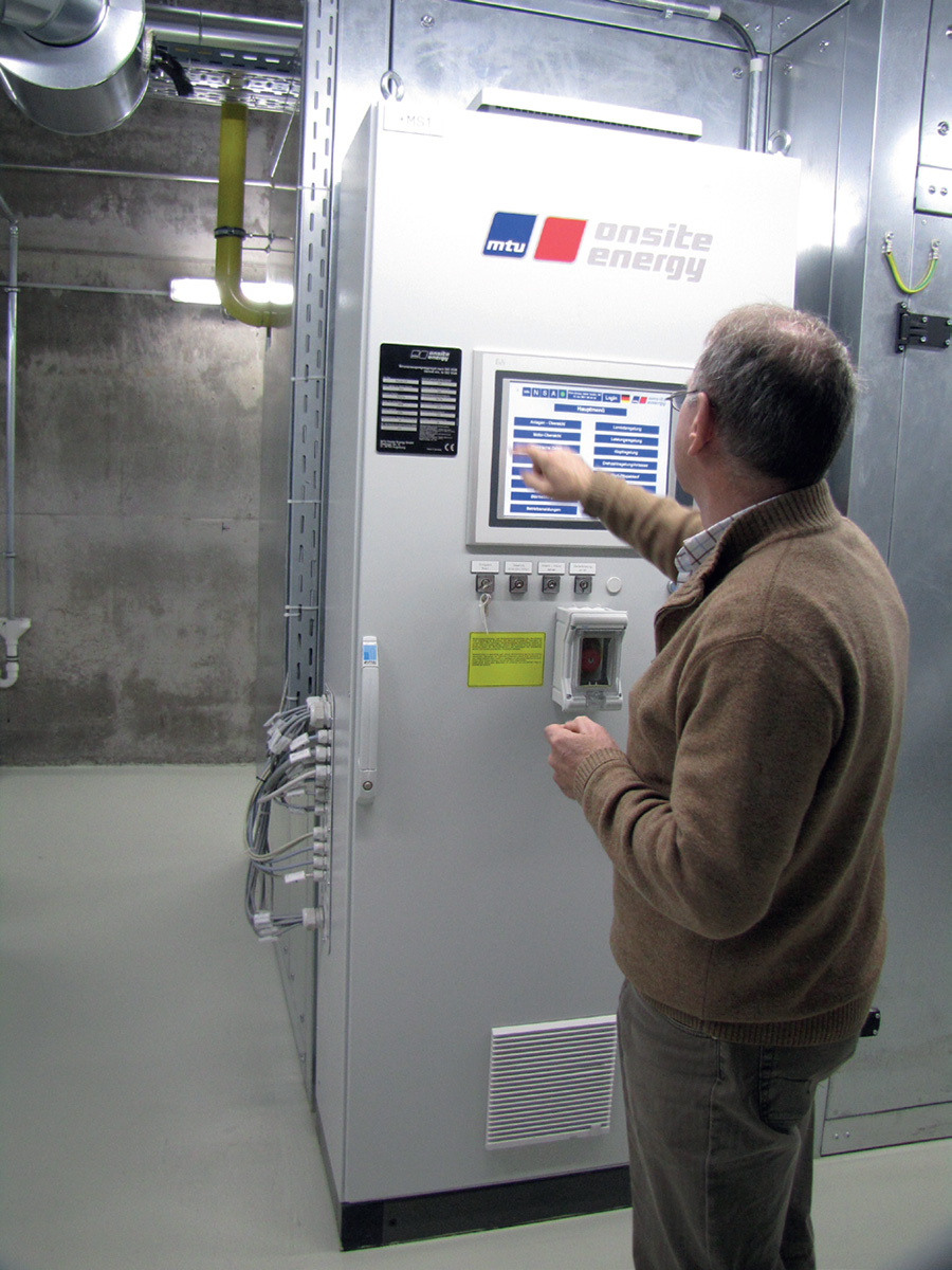 Steuerung des Blockheizkraftwerks