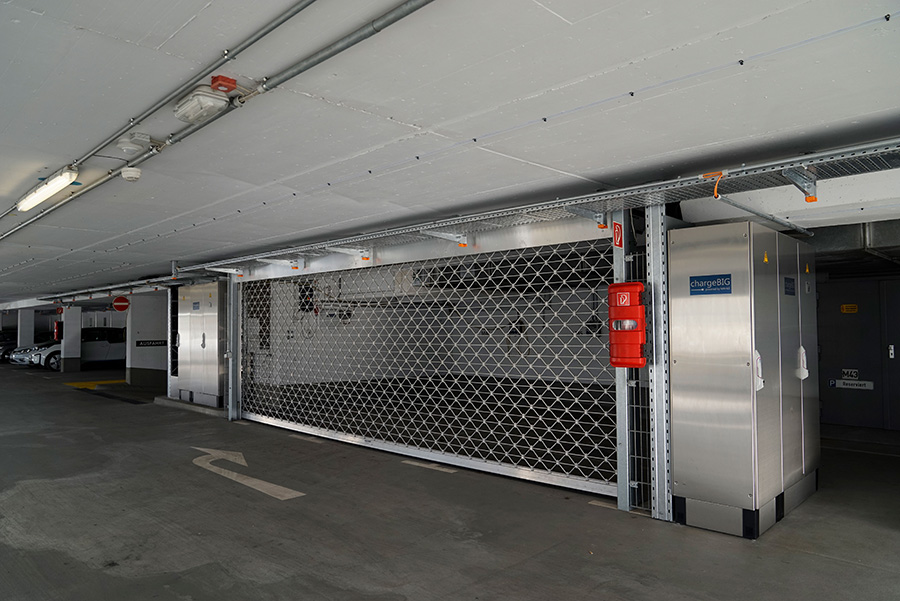 Parkhaus Innenansicht