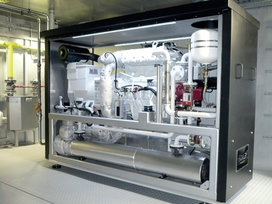 Blockheizkraftwerk in der Klinik