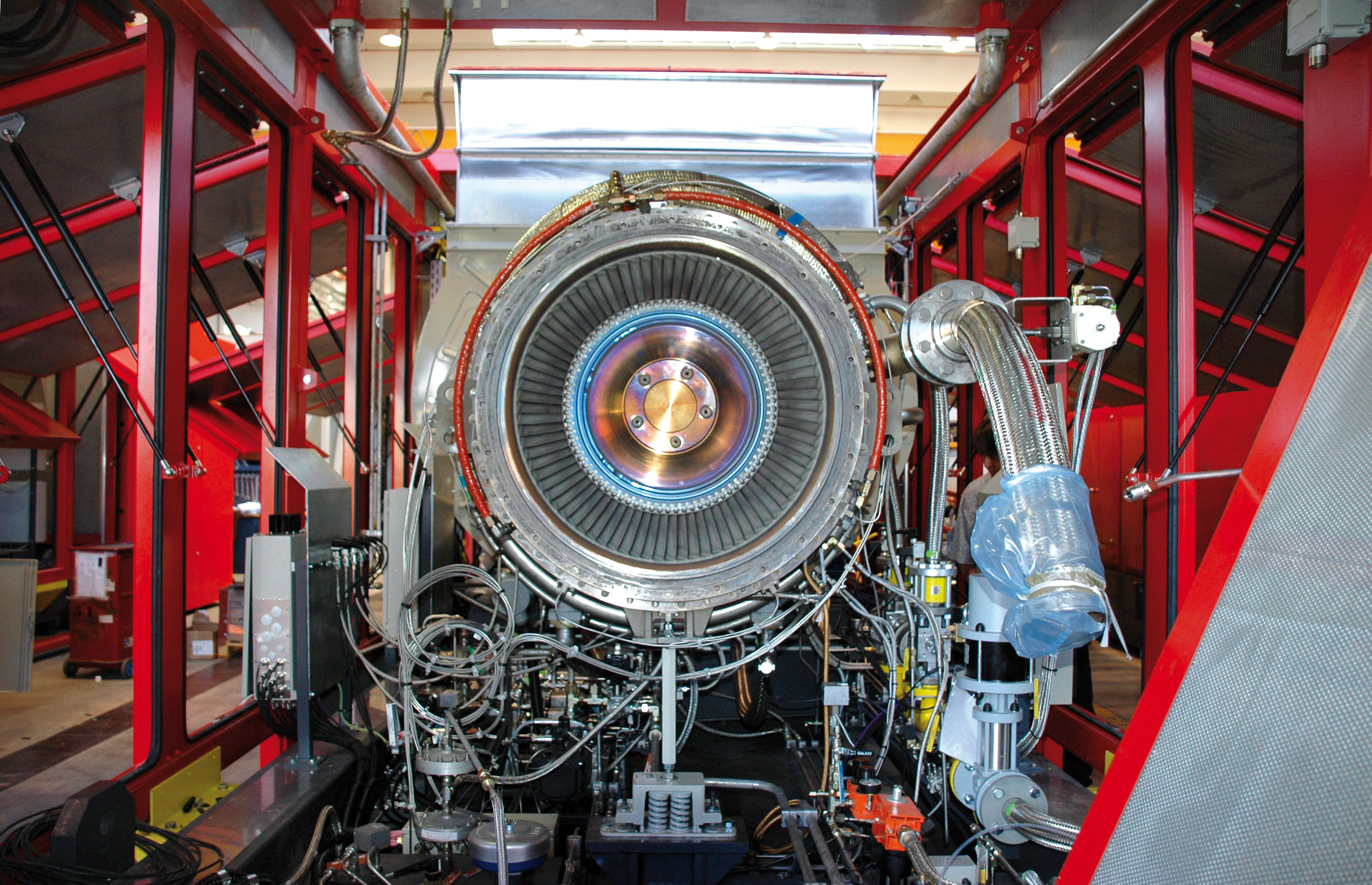 KWK-Anlage mit Gasturbine