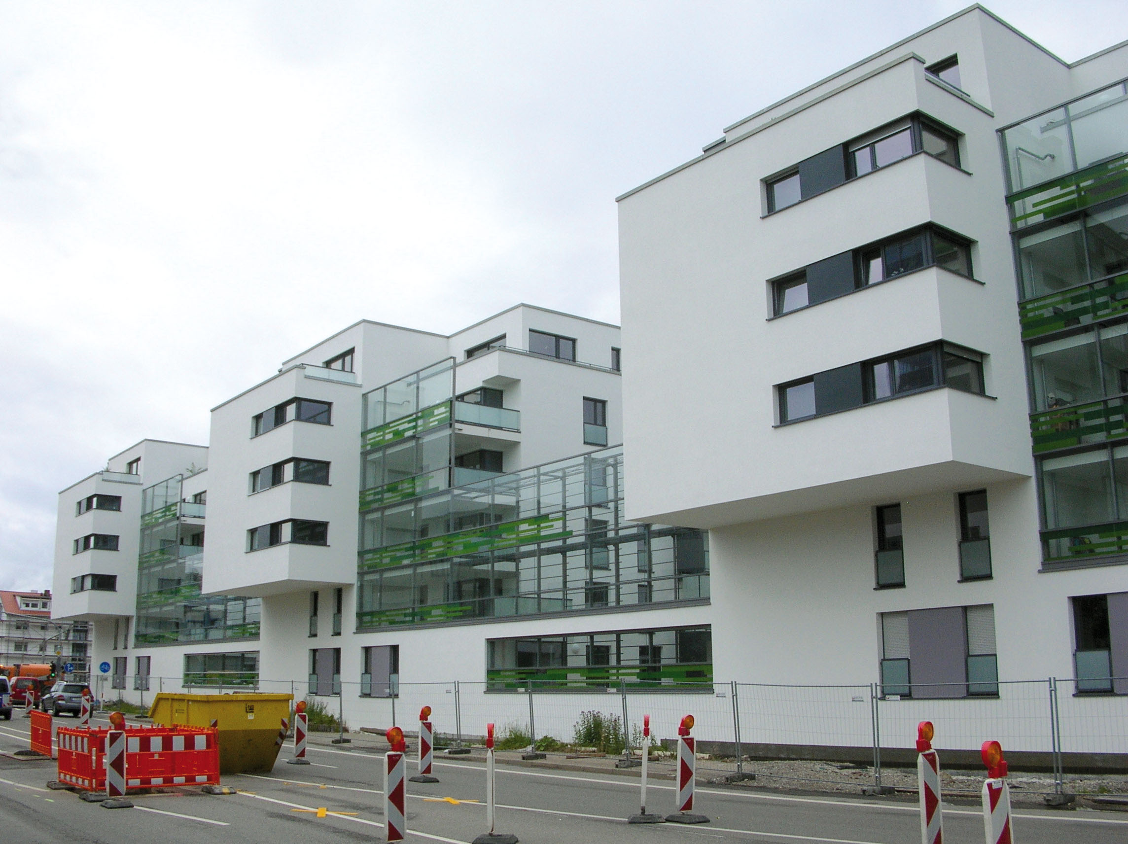 Außenansicht Geschosswohngebäude